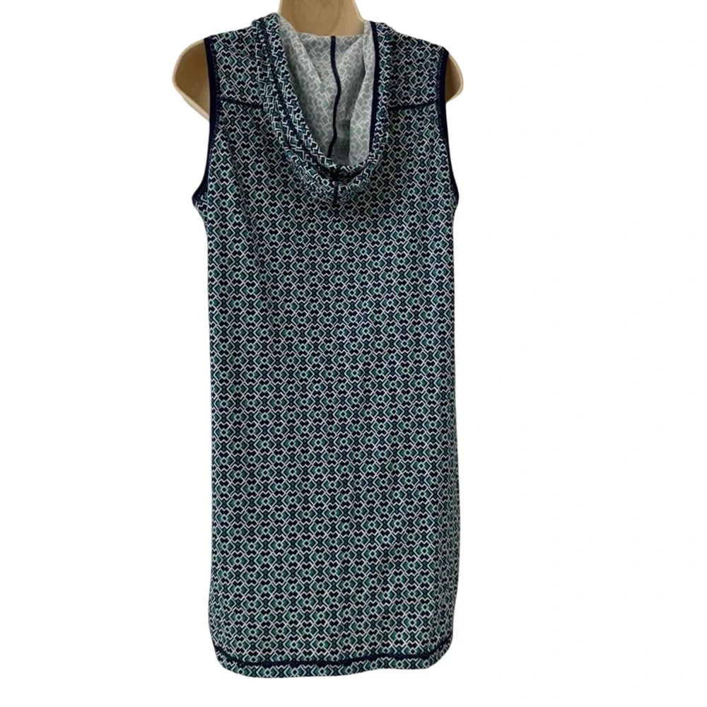 Tommy Bahama Island Active Womens Hooded Athleisure Resort Swim Dress Cover sz M - Picture 3 of 16